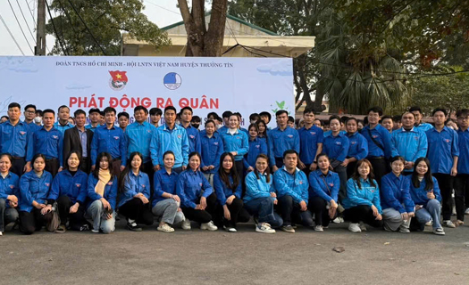 Phát động tổng vệ sinh môi trường khu vực sông Tô Lịch tại xã Duyên Thái